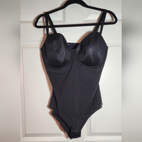 Wacoal Black Shapewear Bodysuit Lightly Padded US 38DDD